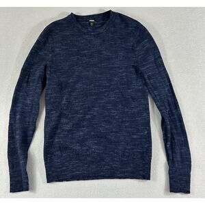 Express 100% Extra Fine Merino Wool Fuzzy Tight Knit Sweater Men’s Size S EUC